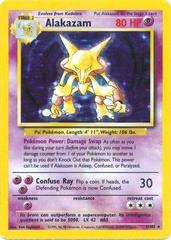 Alakazam — Base Set 1/102 holographic card