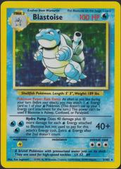 Blastoise — Base Set 2/102 holographic card