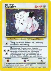 Clefairy — Base Set 5/102 holographic card
