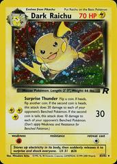 Dark Raichu — Team Rocket 83/82