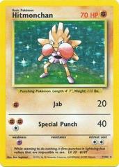 Hitmonchan — Base Set 7/102 holographic card