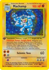 Machamp — Base Set 8/102 holographic card