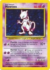 Mewtwo — Base Set 10/102 holographic card