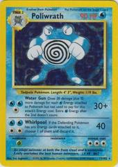 Poliwrath — Base Set 13/102 holographic card