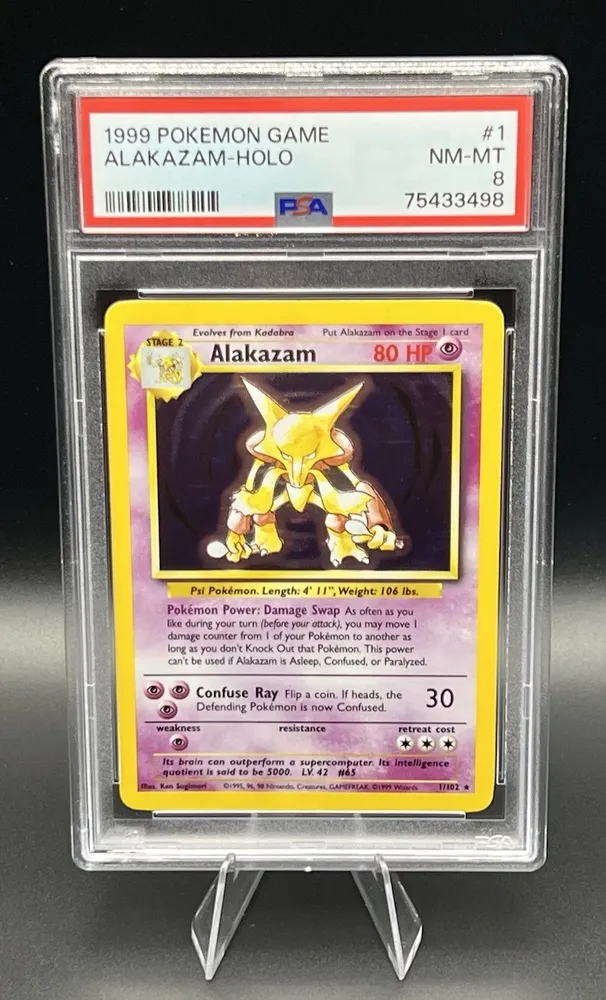 PSA 8 Alakazam Holo